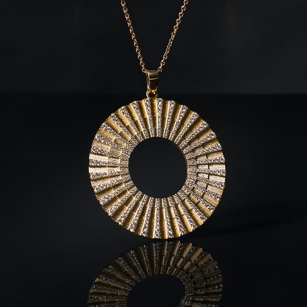 SI Simbolo Vita 18 karaat geel goud 352 diamanten - De meest krachtige juwelen ter wereld